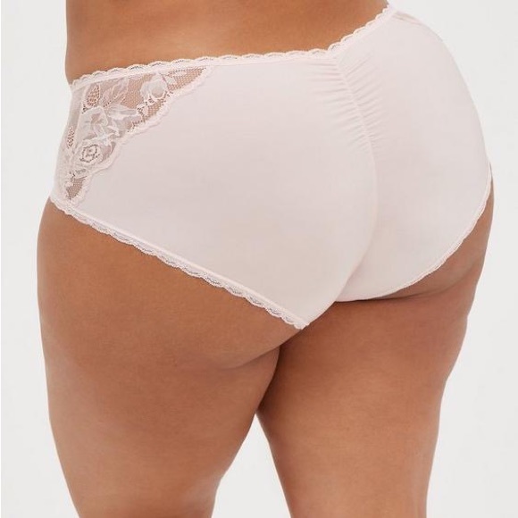 Torrid Breast Cancer Awareness Cheeky Panty - Microfiber Pink - Picture 3 of 5
